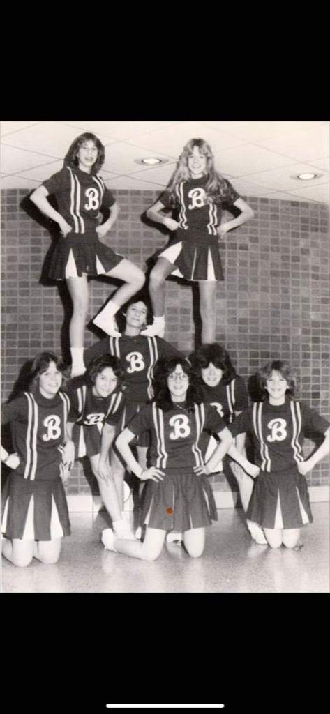 Blackhawk Jr. High Cheerleaders 1980